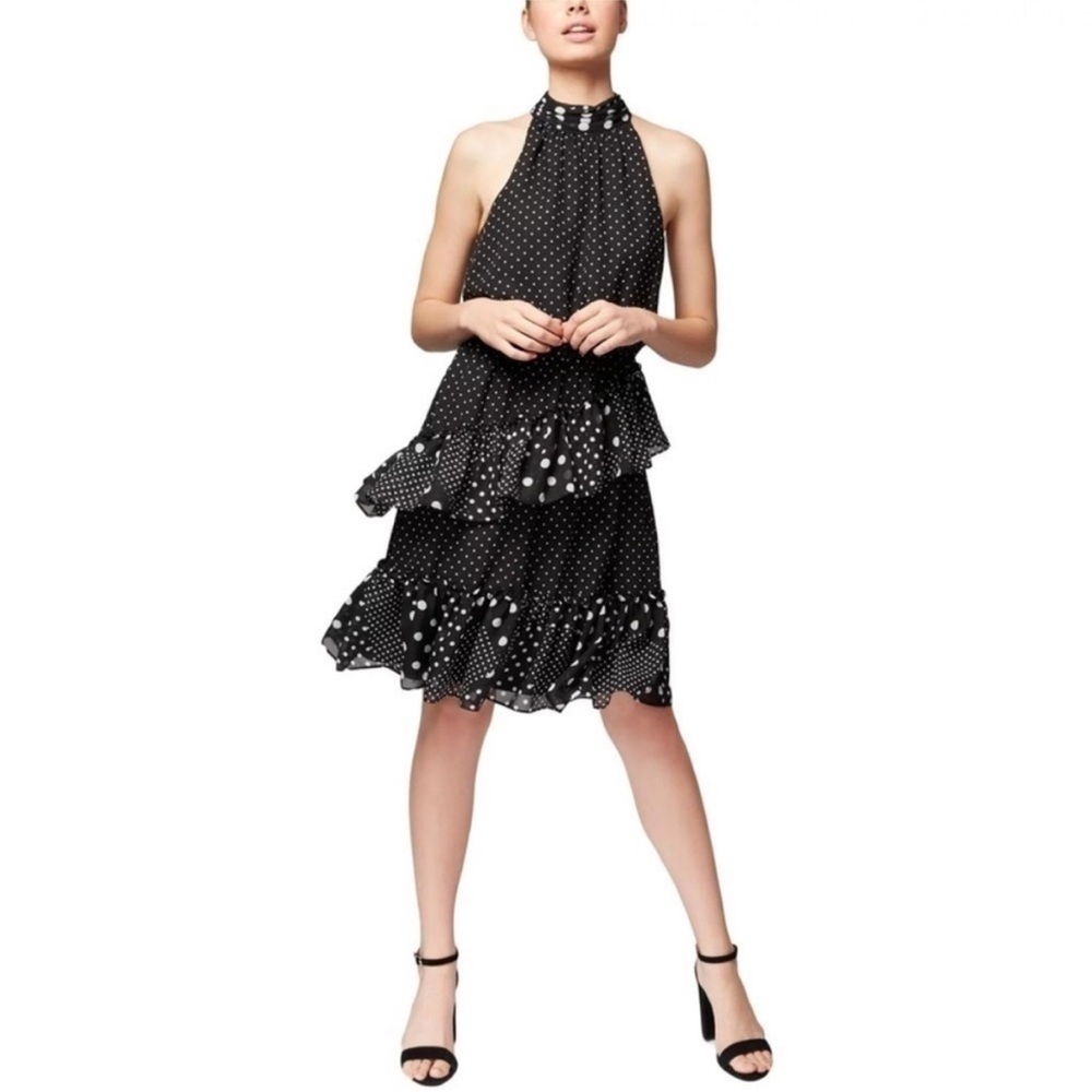 NWT Betsey Johnson polka dot halter dress
